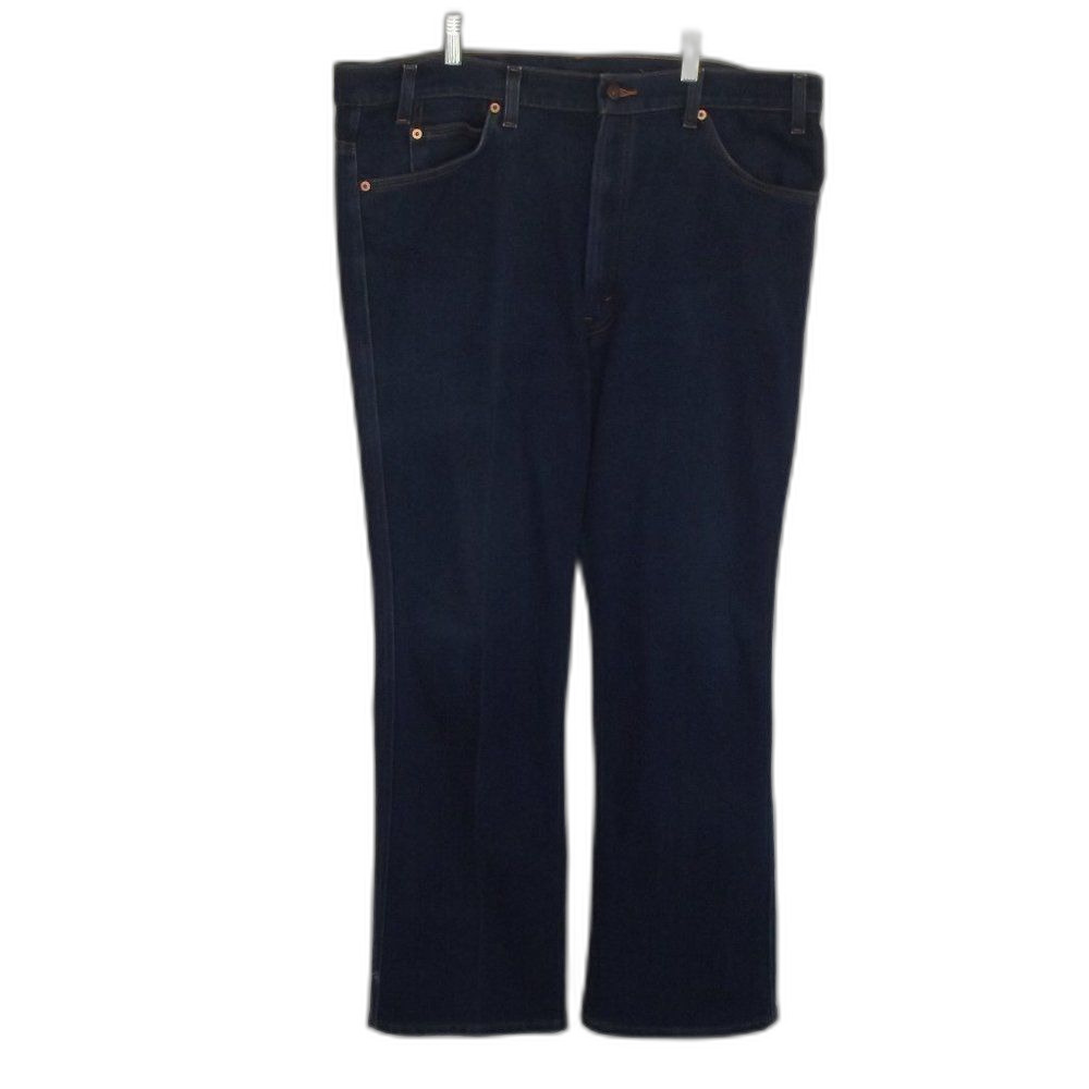 Vintage LEVI'S 517 Jeans, 40 x 30, Blue, Bootcut, ORANGE TAB, Zipper, 1994